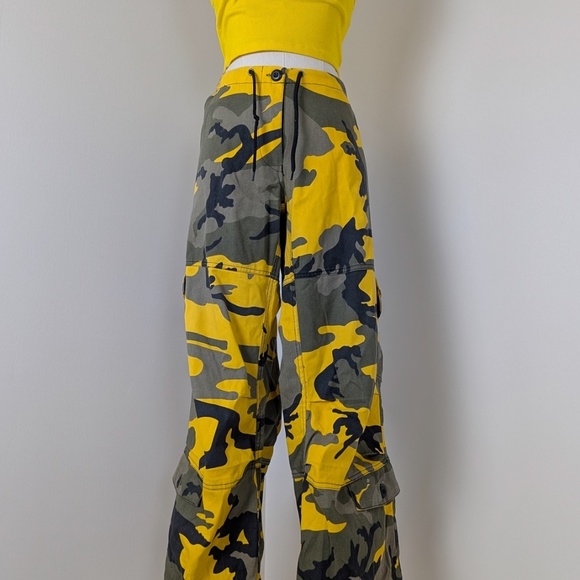 Rothco Camoflauge Pants Pockets Ties Paratrooper Fatigues Cargo Parachute - Picture 8 of 11